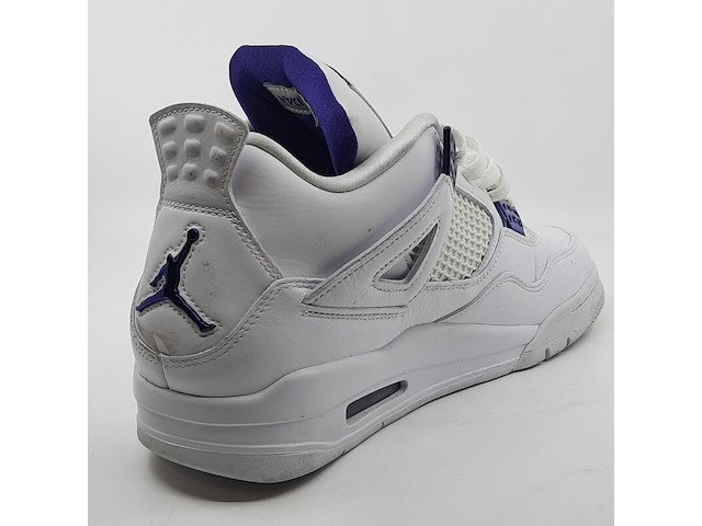 Paar sneakers, maat 44 1/2, air jordan, 4 retro metallic purple ct8527-115 - afbeelding 9 van  26