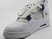 Paar sneakers, maat 44 1/2, air jordan, 4 retro metallic purple ct8527-115 - afbeelding 14 van  26