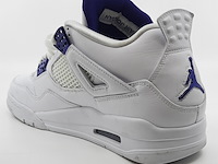 Paar sneakers, maat 44 1/2, air jordan, 4 retro metallic purple ct8527-115 - afbeelding 15 van  26