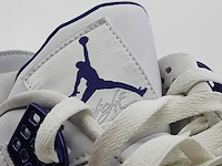 Paar sneakers, maat 44 1/2, air jordan, 4 retro metallic purple ct8527-115 - afbeelding 19 van  26