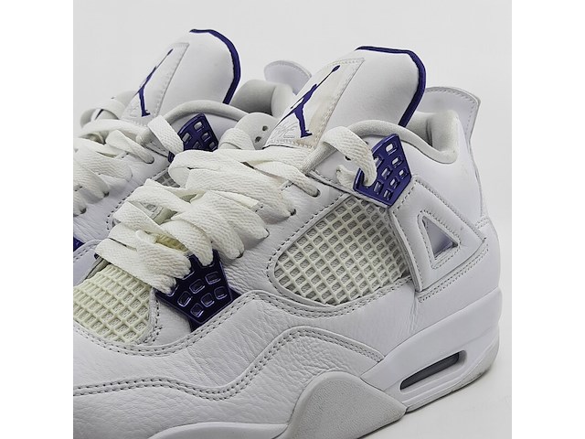 Paar sneakers, maat 44 1/2, air jordan, 4 retro metallic purple ct8527-115 - afbeelding 21 van  26