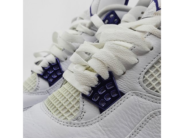 Paar sneakers, maat 44 1/2, air jordan, 4 retro metallic purple ct8527-115 - afbeelding 23 van  26