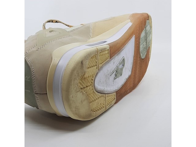 Paar sneakers, maat 44 1/2, air jordan, 4 retro off-white sail women cv9388-100 - afbeelding 20 van  28