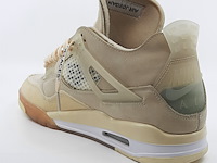 Paar sneakers, maat 44 1/2, air jordan, 4 retro off-white sail women cv9388-100 - afbeelding 23 van  28