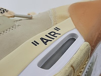 Paar sneakers, maat 44 1/2, air jordan, 4 retro off-white sail women cv9388-100 - afbeelding 27 van  28