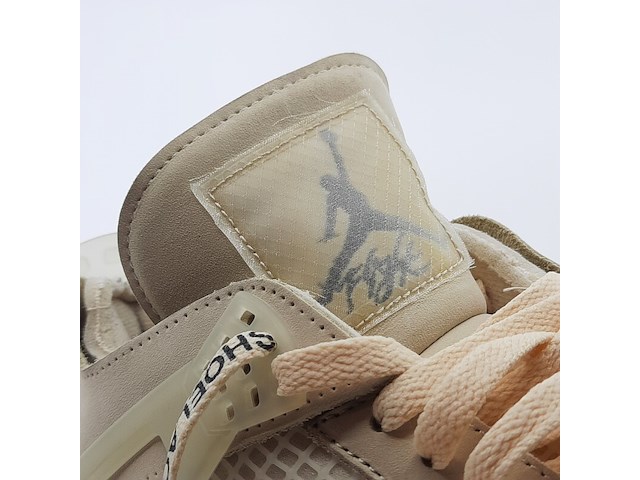 Paar sneakers, maat 44 1/2, air jordan, 4 retro off-white sail women cv9388-100 - afbeelding 28 van  28