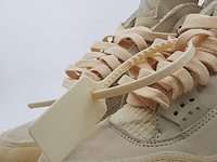 Paar sneakers, maat 44 1/2, air jordan, 4 retro off-white sail women cv9388-100 - afbeelding 7 van  28