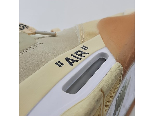 Paar sneakers, maat 44 1/2, air jordan, 4 retro off-white sail women cv9388-100 - afbeelding 20 van  28