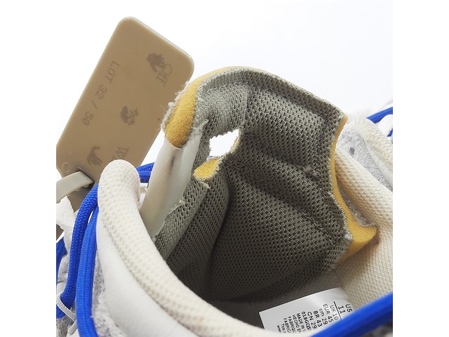 Paar sneakers, maat 45, nike, dunk low off-white lot 32 dj0950-104 - afbeelding 2 van  13
