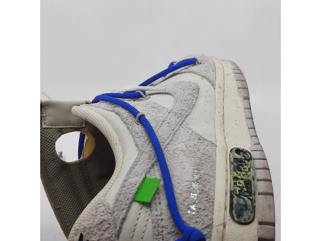 Paar sneakers, maat 45, nike, dunk low off-white lot 32 dj0950-104 - afbeelding 3 van  13