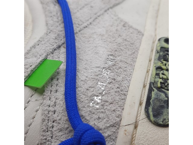 Paar sneakers, maat 45, nike, dunk low off-white lot 32 dj0950-104 - afbeelding 5 van  13
