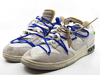 Paar sneakers, maat 45, nike, dunk low off-white lot 32 dj0950-104 - afbeelding 6 van  13