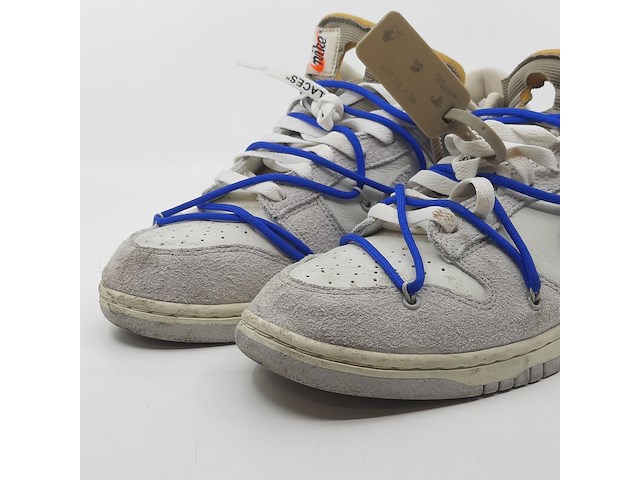 Paar sneakers, maat 45, nike, dunk low off-white lot 32 dj0950-104 - afbeelding 7 van  13