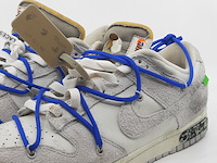 Paar sneakers, maat 45, nike, dunk low off-white lot 32 dj0950-104 - afbeelding 8 van  13