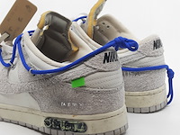 Paar sneakers, maat 45, nike, dunk low off-white lot 32 dj0950-104 - afbeelding 10 van  13