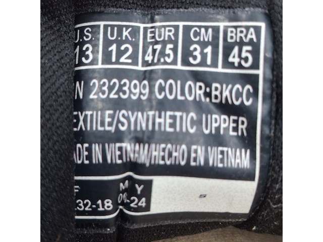 Paar sneakers, maat 47 1/2, skechers, track ripkent - afbeelding 10 van  10