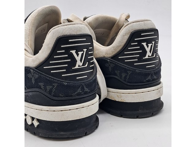 Paar sneakers, maat 7,5, louis vuitton, ms0273 - afbeelding 5 van  11