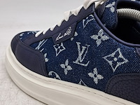 Paar sneakers, maat 8, louis vuitton, blauw - afbeelding 2 van  8