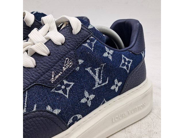 Paar sneakers, maat 8, louis vuitton, blauw - afbeelding 6 van  8
