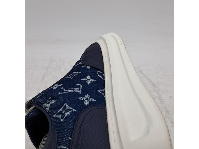 Paar sneakers, maat 8, louis vuitton, blauw - afbeelding 8 van  8