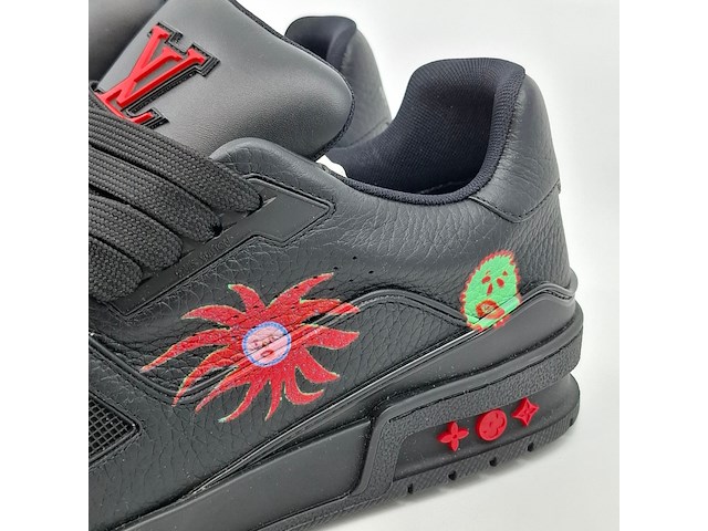 Paar sneakers, maat 8, louis vuitton x yayoi kusama, dd1222 - afbeelding 3 van  9
