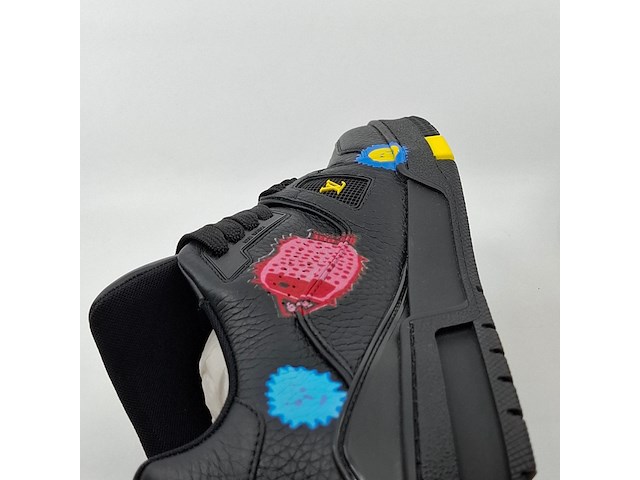 Paar sneakers, maat 8, louis vuitton x yayoi kusama, dd1222 - afbeelding 6 van  9