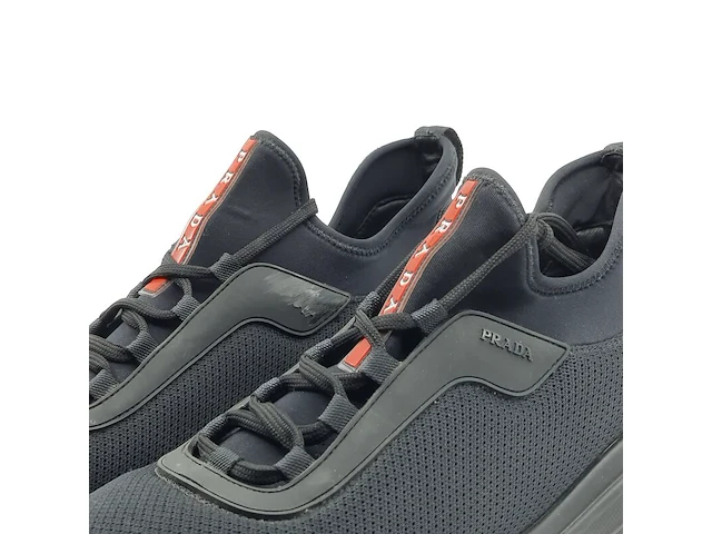 Paar sneakers, maat 9, prada, 4e3406 - afbeelding 9 van  14