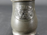 Paar tinnen bekers - afbeelding 2 van  5