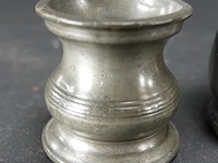 Paar tinnen bekers - afbeelding 3 van  5