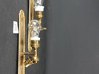 Paar vergulde wandlampjes - afbeelding 1 van  5