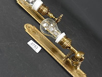 Paar vergulde wandlampjes - afbeelding 2 van  5