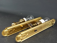 Paar vergulde wandlampjes - afbeelding 5 van  5