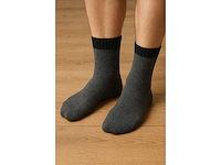 Paar werksokken lamswol - maat 43-46 (640x) - afbeelding 2 van  2