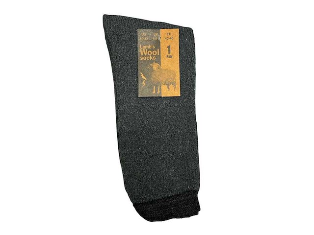 Paar werksokken lamswol - maat 43-46 (640x) - afbeelding 1 van  1