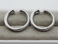 Paar witgouden creolen, 18 karaats, leo pizzo - afbeelding 6 van  13