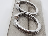 Paar witgouden creolen, 18 karaats, leo pizzo - afbeelding 8 van  13