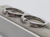 Paar witgouden creolen, 18 karaats, leo pizzo - afbeelding 9 van  13