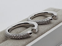 Paar witgouden creolen, 18 karaats, leo pizzo - afbeelding 11 van  13