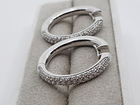 Paar witgouden creolen, 18 karaats, leo pizzo - afbeelding 12 van  13