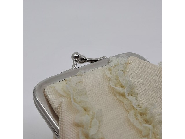 Paar witgouden creolen, 18 karaats - afbeelding 8 van  17