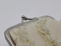 Paar witgouden creolen, 18 karaats - afbeelding 8 van  17