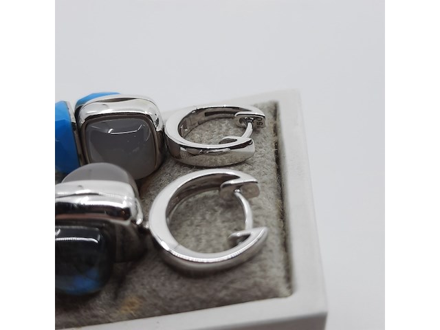 Paar witgouden oorhangers, 18 karaats, choices - afbeelding 3 van  16