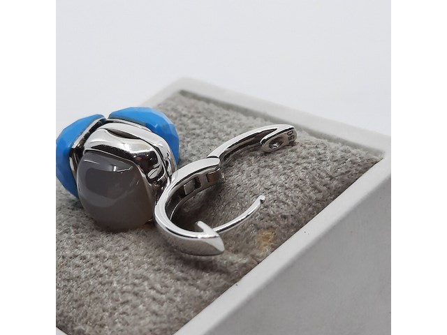 Paar witgouden oorhangers, 18 karaats, choices - afbeelding 7 van  16