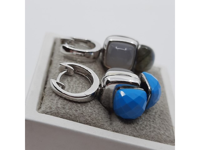 Paar witgouden oorhangers, 18 karaats, choices - afbeelding 11 van  16