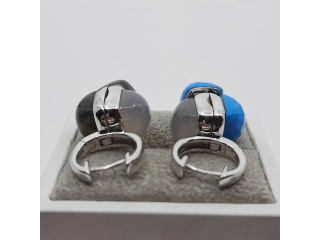 Paar witgouden oorhangers, 18 karaats, choices - afbeelding 13 van  16