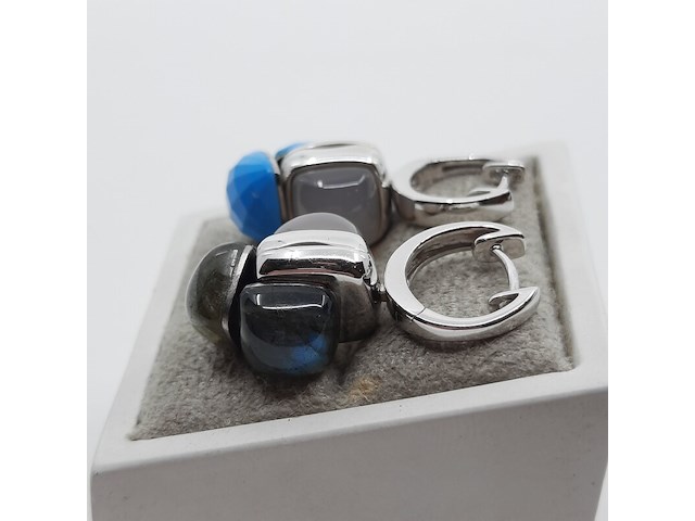 Paar witgouden oorhangers, 18 karaats, choices - afbeelding 15 van  16