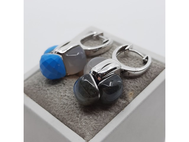 Paar witgouden oorhangers, 18 karaats, choices - afbeelding 16 van  16