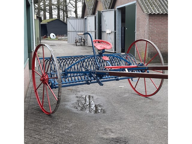 Paard getrokken hooihark nicholsons newark - afbeelding 11 van  18