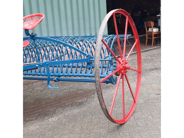 Paard getrokken hooihark nicholsons newark - afbeelding 14 van  18