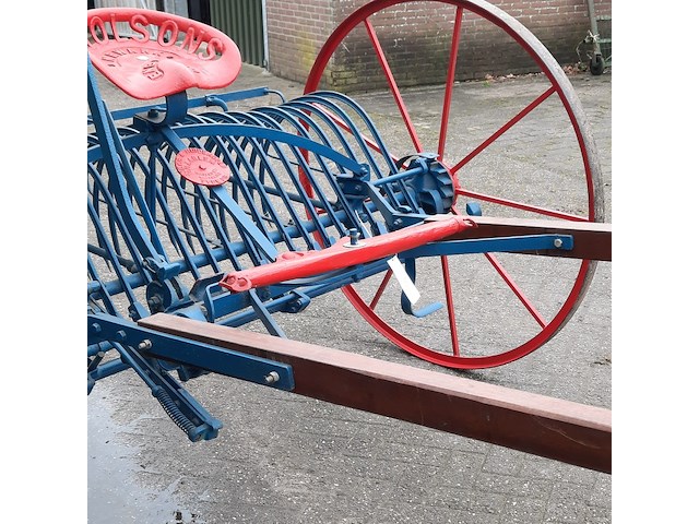 Paard getrokken hooihark nicholsons newark - afbeelding 17 van  18